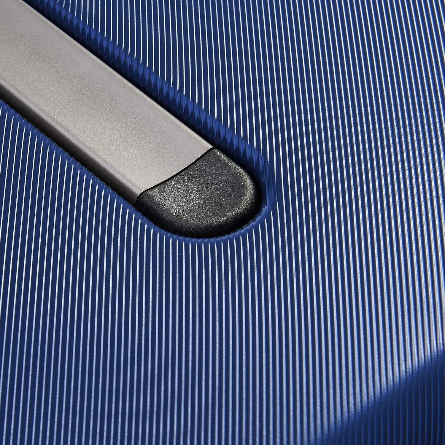 DELSEY PARIS Cactus Hardside Luggage with Spinner Wheel Navy Checked-Medium 24"