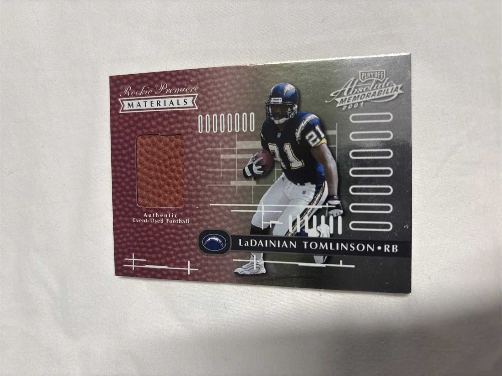 2001 Playoff LaDainian Tomlinson RC Rookie Prem #158 178/850