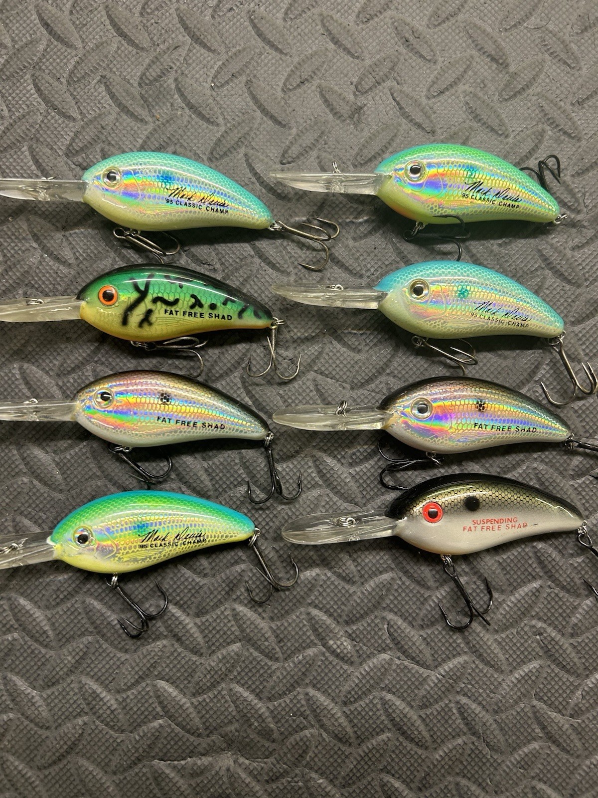 Fishing Lures Crankbaits Bomber Excalibur Fat Free Shad Mark Davis Classic Bill 
