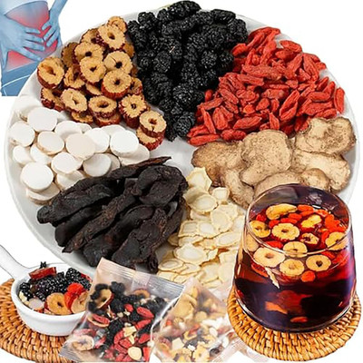 Ginseng Mulberry Herbal Tea, 30 Bags Kidney Tea Formula Ginseng Six Treasure Tea