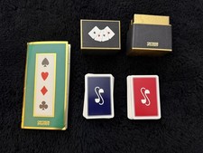 Smythson Bond Street London Bridge Set Zwei Decks Spielkarten Und Wertungsblock