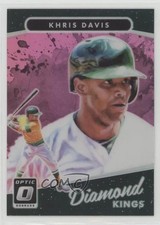 2017 Panini Donruss Optic Diamond Kings Pink Prizm Khris Davis #20 0c4