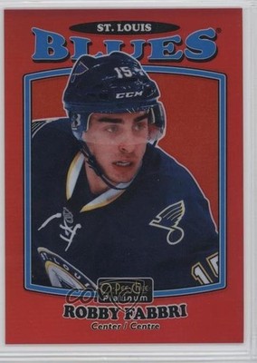 2016-17 O-Pee-Chee Platinum Retro Red Rainbow 3/15 Robby Fabbri #R-49 a2v
