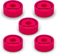 Red Chromatics Foam Cymbal Pad Set – High-Density Memory Foam Washers for Enhanc