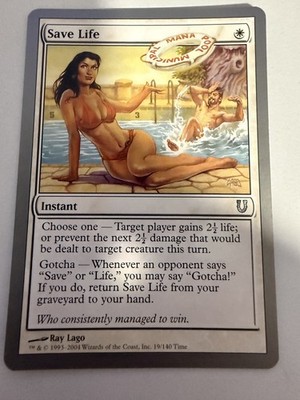 Save Life - Unhinged - MTG Magic the Gathering