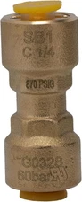 Supplying Demand SB1 1/4" Quick Connect HVAC Brass Coupler US