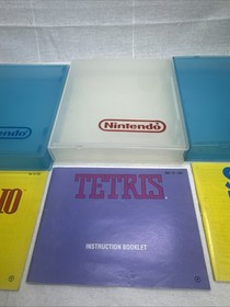 Nintendo NES Instruction Manual Lot Of 3 Dr.Mario,Tetris Super Mario 3 And Cases