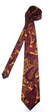 1447) PAUL FREDRICK MEN'S TIE 100% SILK MADE IN USA