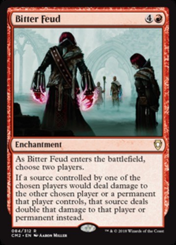 MTG - Bitter Feud - Commander Anthology Vol. II - NM, English Magic FLAT RATE SH