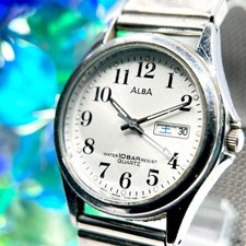 Seiko Alba Mens Watch Quartz Day-Date Running