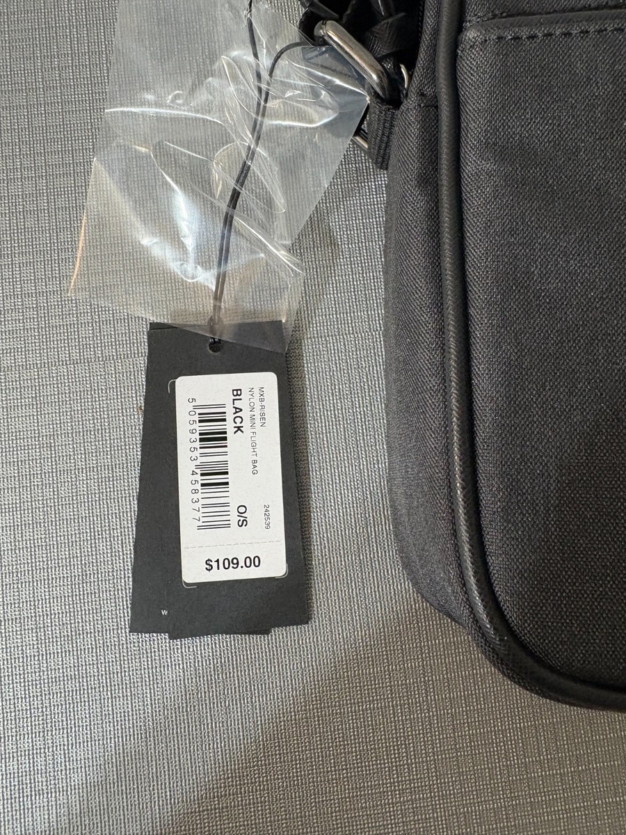 Great Gift ! ~ TED BAKER Mini Flight Bag in Black MSRP$109 | eBay