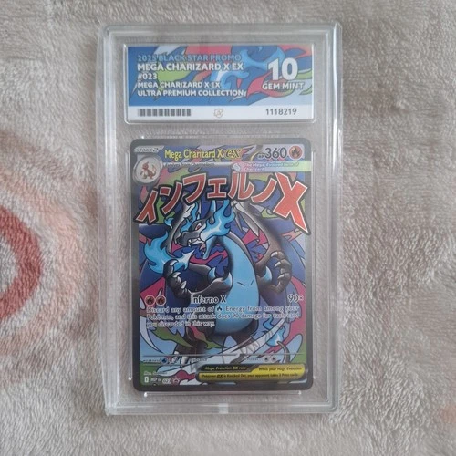 Mega Charizard x EX 023 Me: Mega Evolution Promo Holo ACE 10