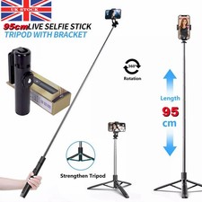 Universal Extendable Bluetooth Wireless Selfie Stick Tripod Foldable For Phone