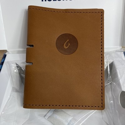 OluKai Passport Cover Holder Brown Leather Made in USA NEW