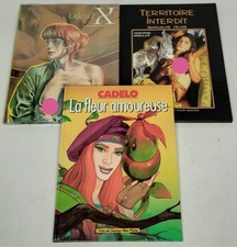 Lot 3 BD érotiques cartonnées – Cadelo – Bess – Moebius – Loustal - Nebular…