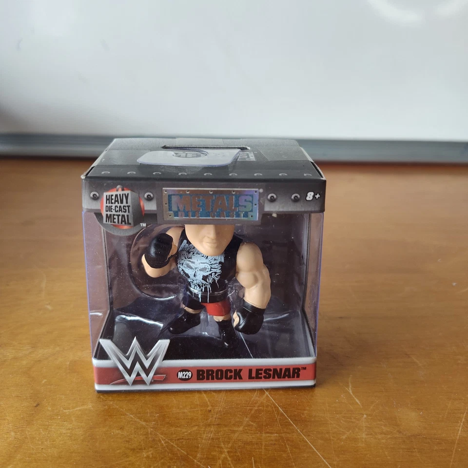 Lote de 3 bonecos de metal WWE John Cena Brock Lesnar Finn Balor Jada brinquedos lacrados - Imagem 4 de 4