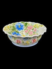 Original Hand Painted Don Swanson Bowl Signed Dated 2014 USA