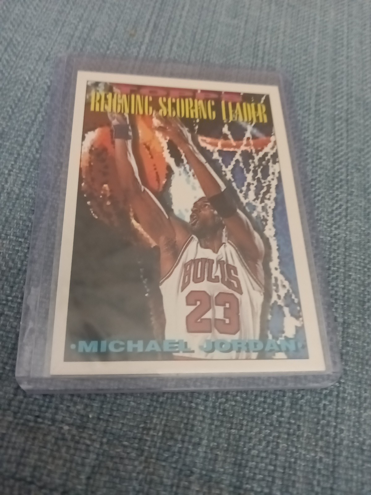 1993-94 Topps #384 Michael Jordan Scoring Leader 