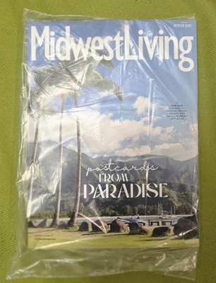 Midwest Living Magazine  2025 Winter~Flip Issue~Postcards from Paradise~Holiday