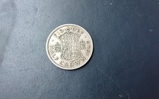 A British 1949 half crown