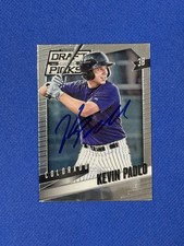 Kevin Padlo Rays 2014 Panini Prizm Draft Signed Card #49 auto autograph GG