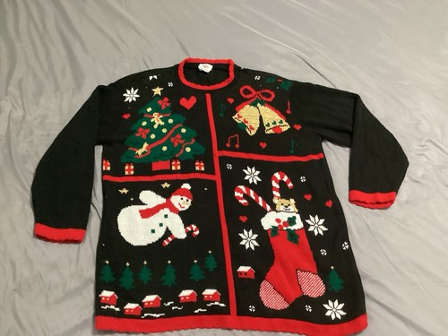 Vintage Nutcracker Ugly Christmas Pullover Sweater Sz 2XL EUC