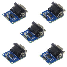 Hailege 5Pcs RS232 to TTL Converter Module COM Serial Port Board MAX3232 MAX232C