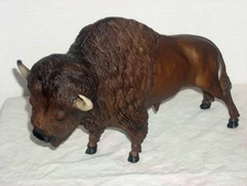 Vintage Breyer Molding Co Dark Brown Buffalo Bison Vintage Large