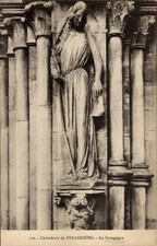 Judaika Ak Strasbourg Straßburg Elsass Bas Rhin, Synagoge - 11056305