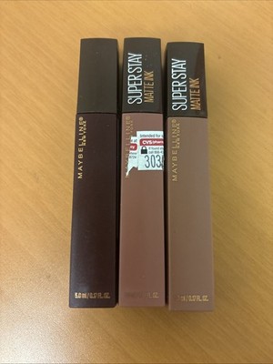 Maybelline Super-stay Matte Ink , #255 #260 #275, 3 Pk