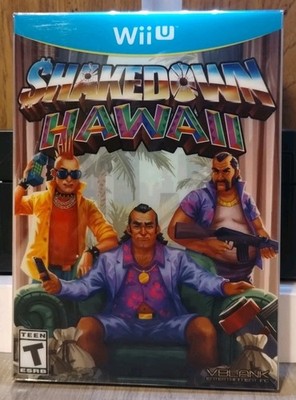 Shakedown Hawaii - Special Edition Nintendo Wii U New Sealed Very Nice 