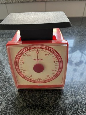Hanson Waage  5 kg  Retro  analog mechanisch rot , Irland