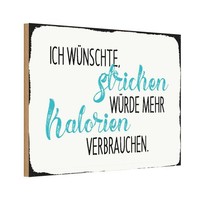 Holzschild 12X18 Cm Ich WüNsche Stricken WüRde Spruch Zitat Deko Geschenk Holz S