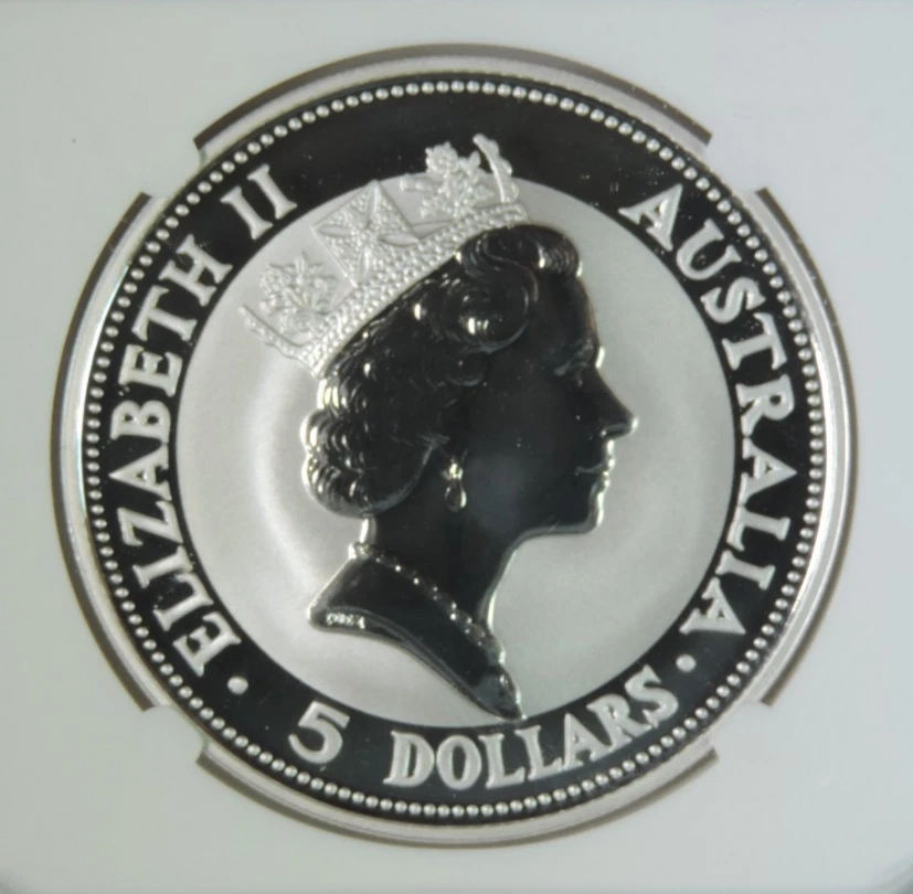 1991 Australia Kookaburra 1oz .999 Silver $5 Coin KM-138 NGC MS69 - Image 4 of 4