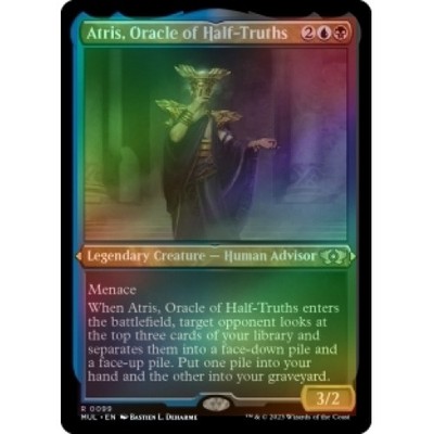 Atris, Oracle Of Half-truths (foil-etched) X4 March Of The Machine: Multiverse L