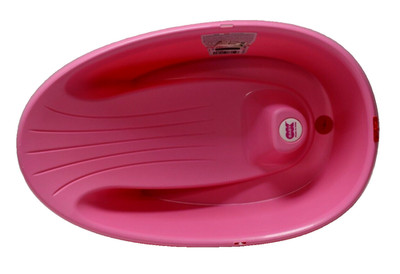 OKBABY Onda Baby-Badewanne - Rutschsichere Basis, Pink