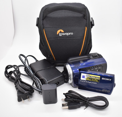 Sony HD HandycamCX-420 60倍ズーム Sony Handycam DCR-SR47 Blue Digital Video Camera Camcorder 60x