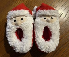 Santa Claus Christmas Slippers Child Size S/M 13-2 