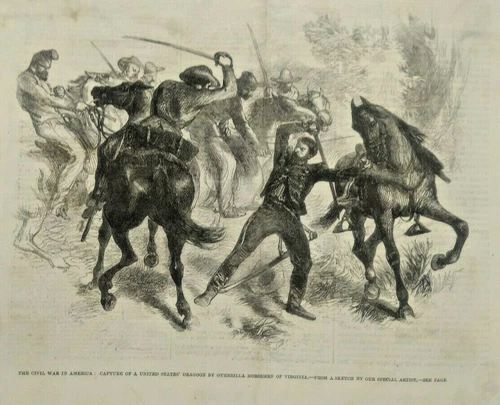 Illustrated London News 7/27/1861 The Civil War in America/ Lincoln's messages