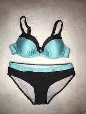 Turquoise and Gray Bikini