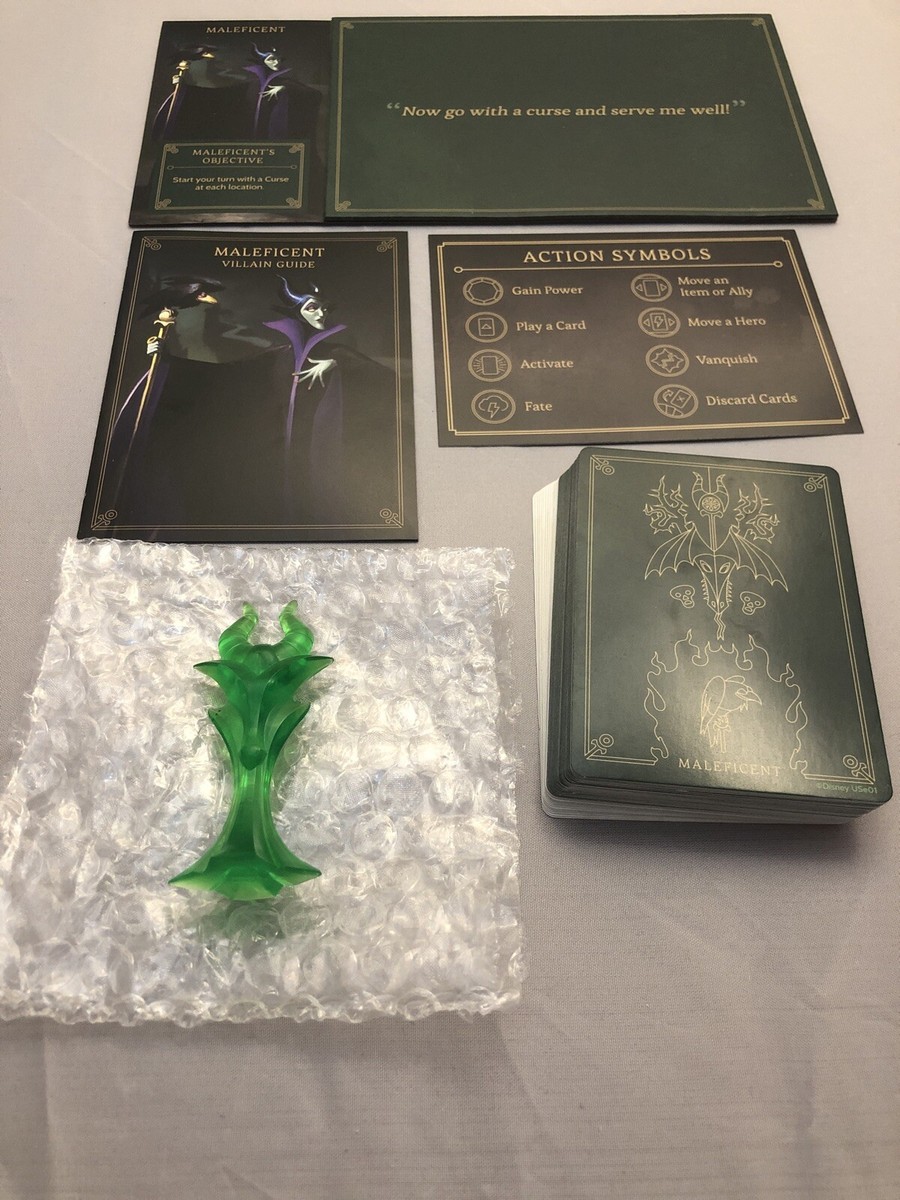 Disney VILLAINOUS Board Game Replacement - Maleficent Token Mover & Card  Set | eBay