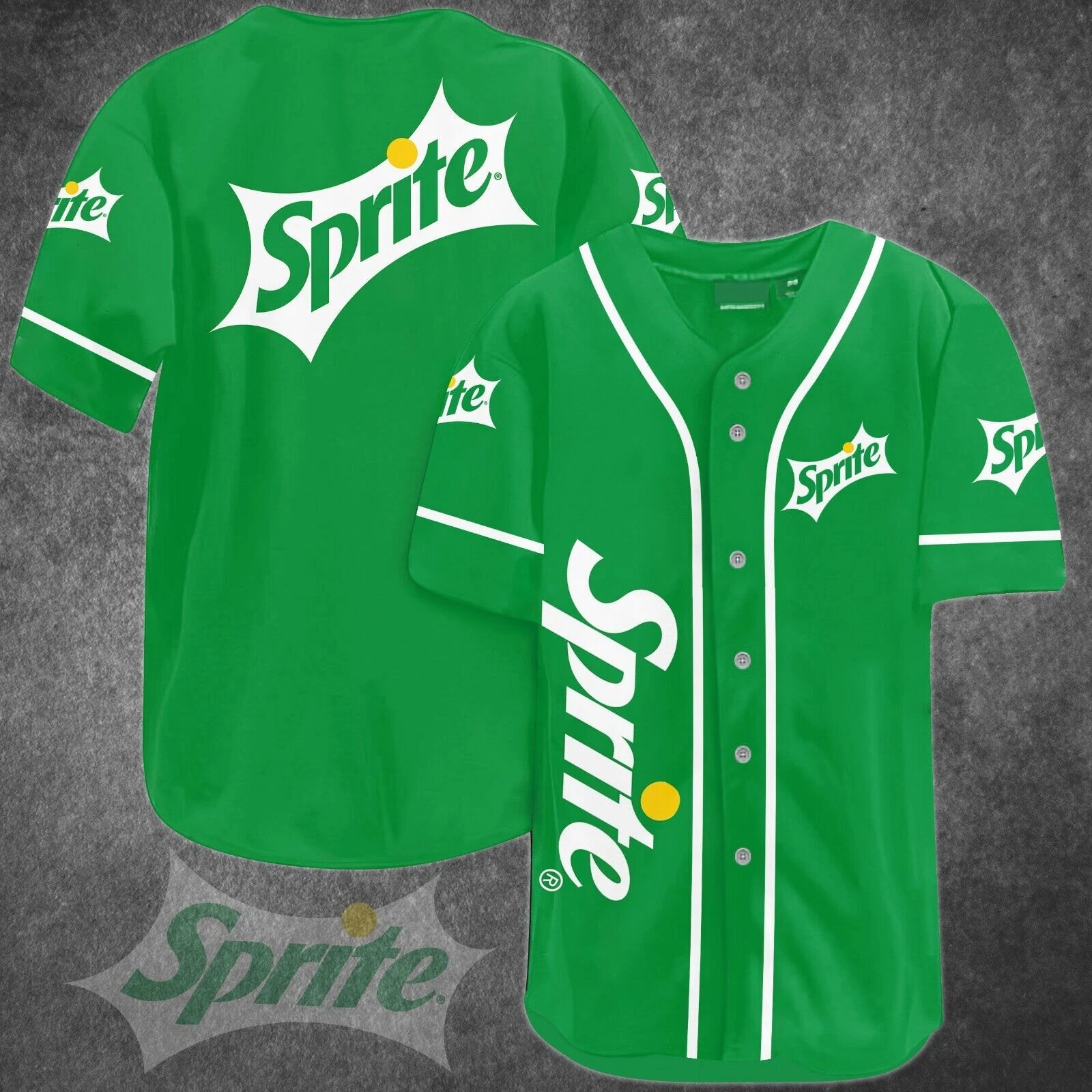 Sprite Baseball Jersey, Soft drink Lover Jersey Shirt