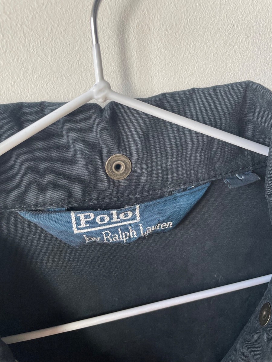 Polo by Ralph Lauren ネイビー ミリタリージャケットサイズL ポロラルフローレン 正規 コットン ミリタリージャケット L