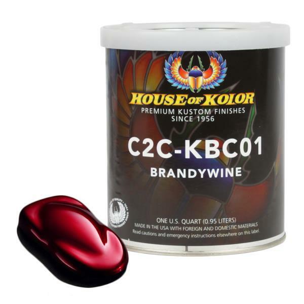 House of Kolor C2C-KBC01 Brandywine Shimrin Kandy Basecoat Auto Paint 1  Quart