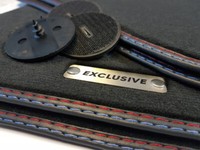 Exclusive FußMatten FüR BMW 1Er 1M E88 2008-2016 Cabrio Velours