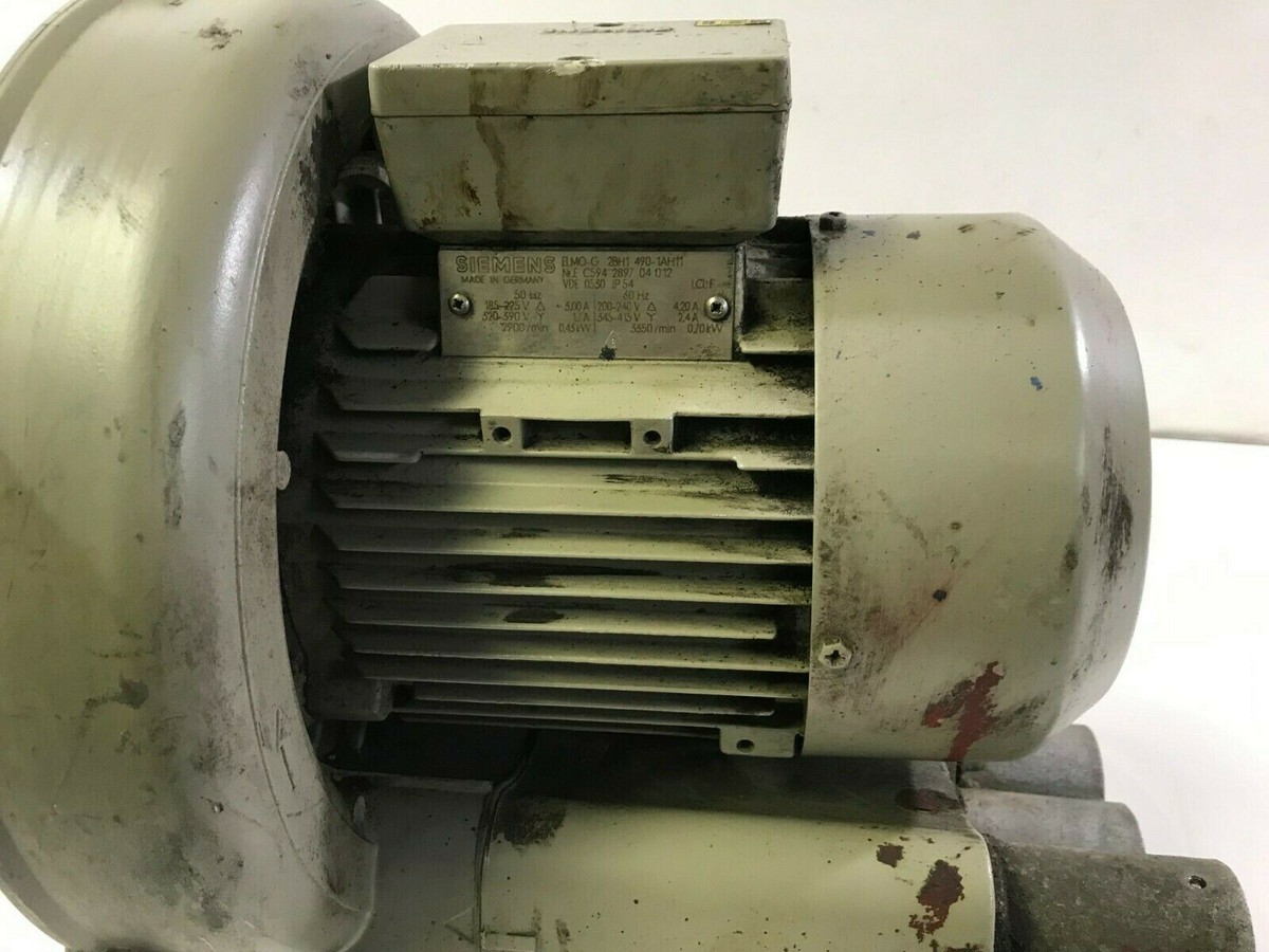 Siemens Elmo-g 2bh1 Gas Ring Vacuum Pump / Compressor for sale 