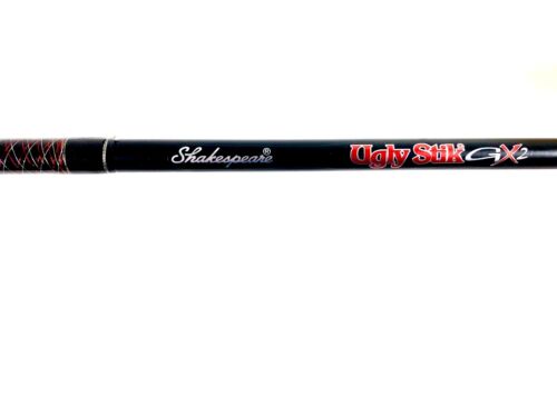 SHAKESPEARE UGLY STIK GX2 USSP662M Spinning Rod ~ 6'6" ~ 2Pc ~ NEW - Picture 4 of 10