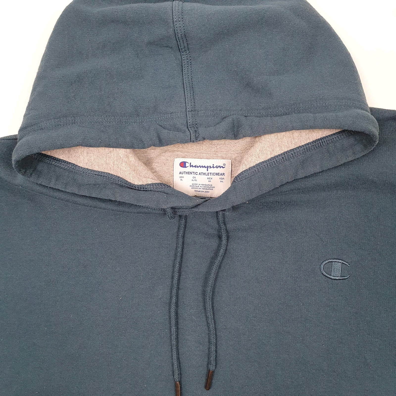 CHAMPION Hoodie Cotton Blend Jumper Sweatshirt Mens XL image 2