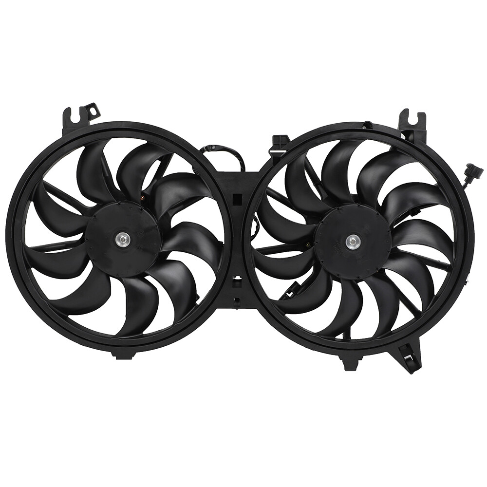 Radiator Condenser Cooling Fan Assembly For 2009-2020 Nissan 370Z 3.7L 3696CC V6