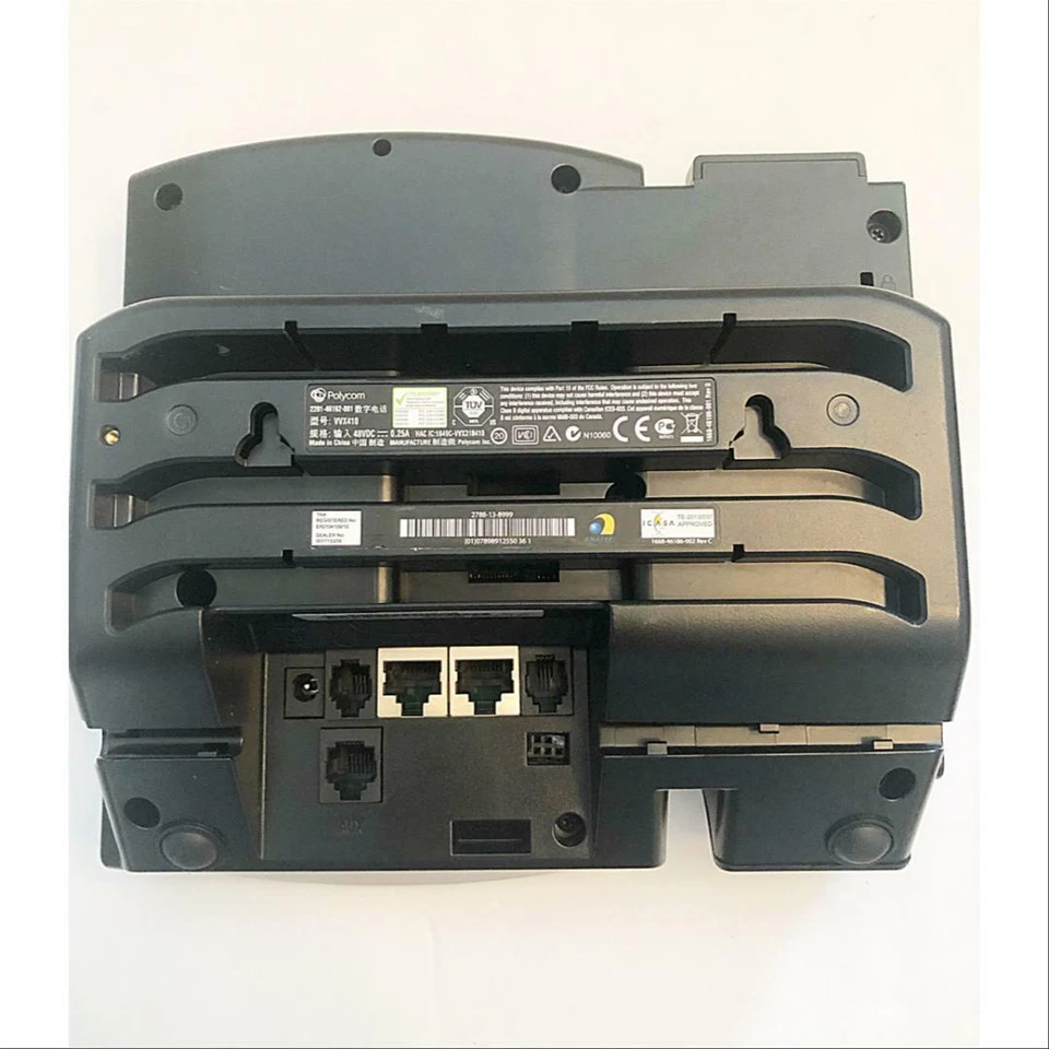 Polycom VVx 410 VOIP Telephone Business Desk IP POE Phone - Image 4 of 4